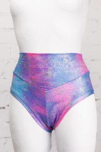 Sparkle rainbow szorty high 