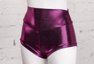 Sparkle purple szorty 