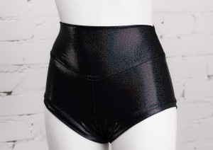 Sparkle black szorty