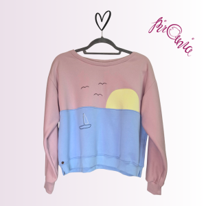 Bluza powiew lata - jasne morze