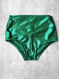 Sparkle green szorty  