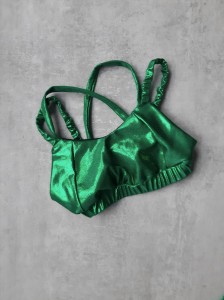 Sparkle green top 